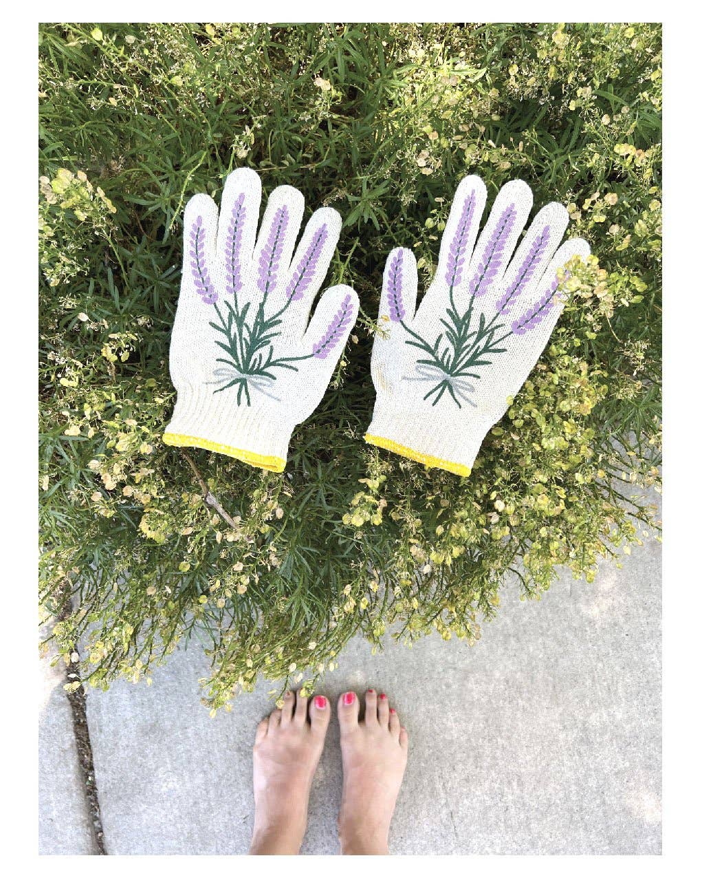 New Lavender Gardening Gloves: Bee Gloves