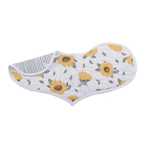 Sunflower Heart Shaped Bibs