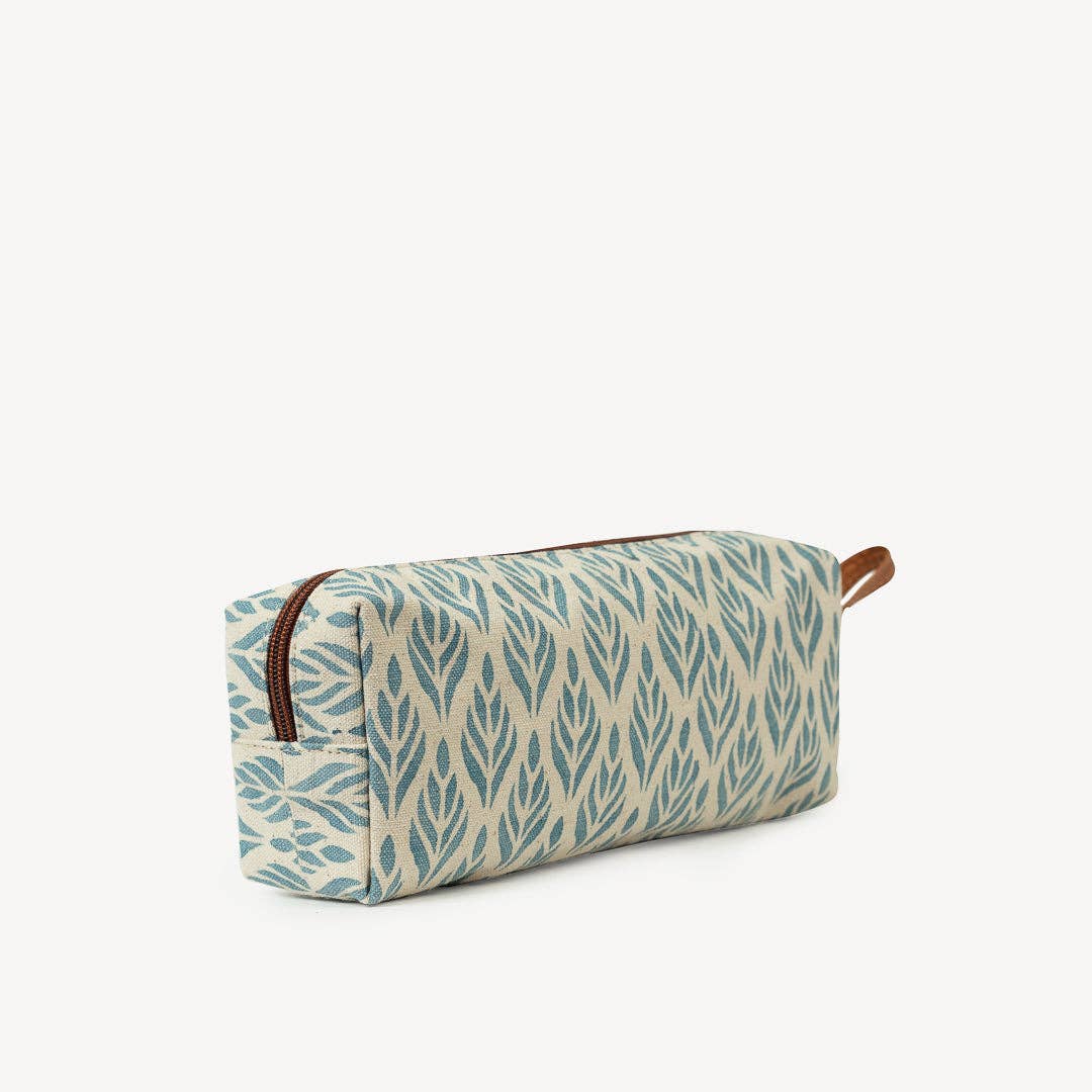 Utility Pouch - Forest Print in Sky Blue – SLO General Store