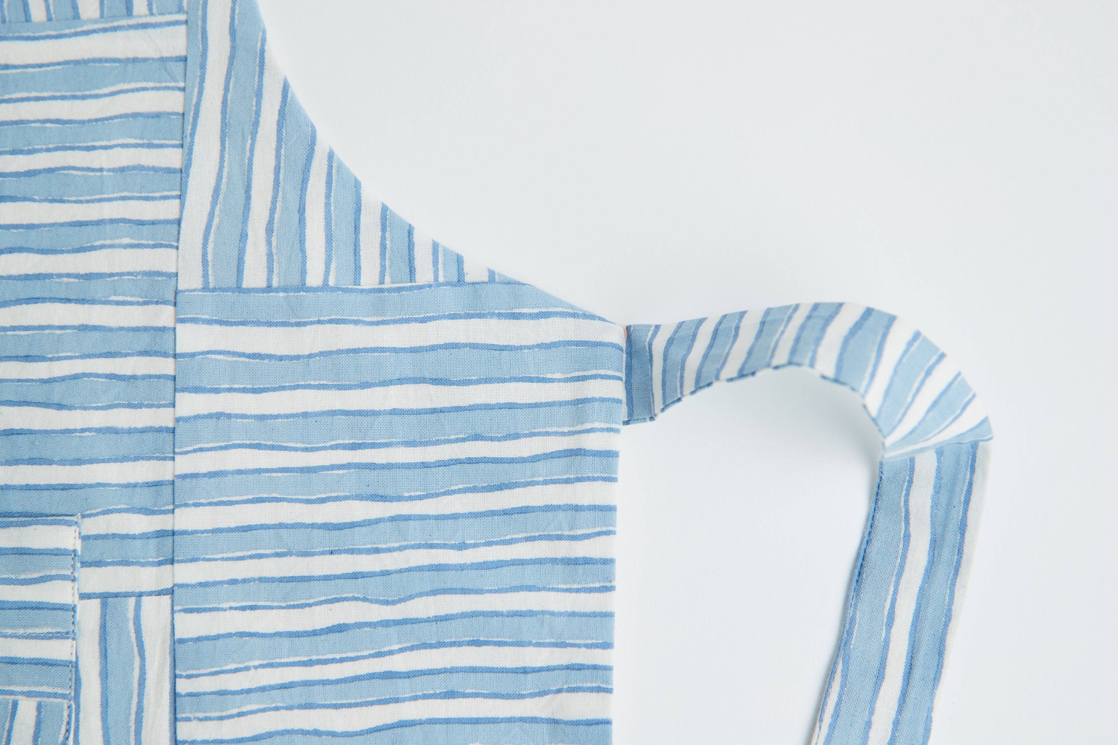 Kids Striped Patchwork Apron