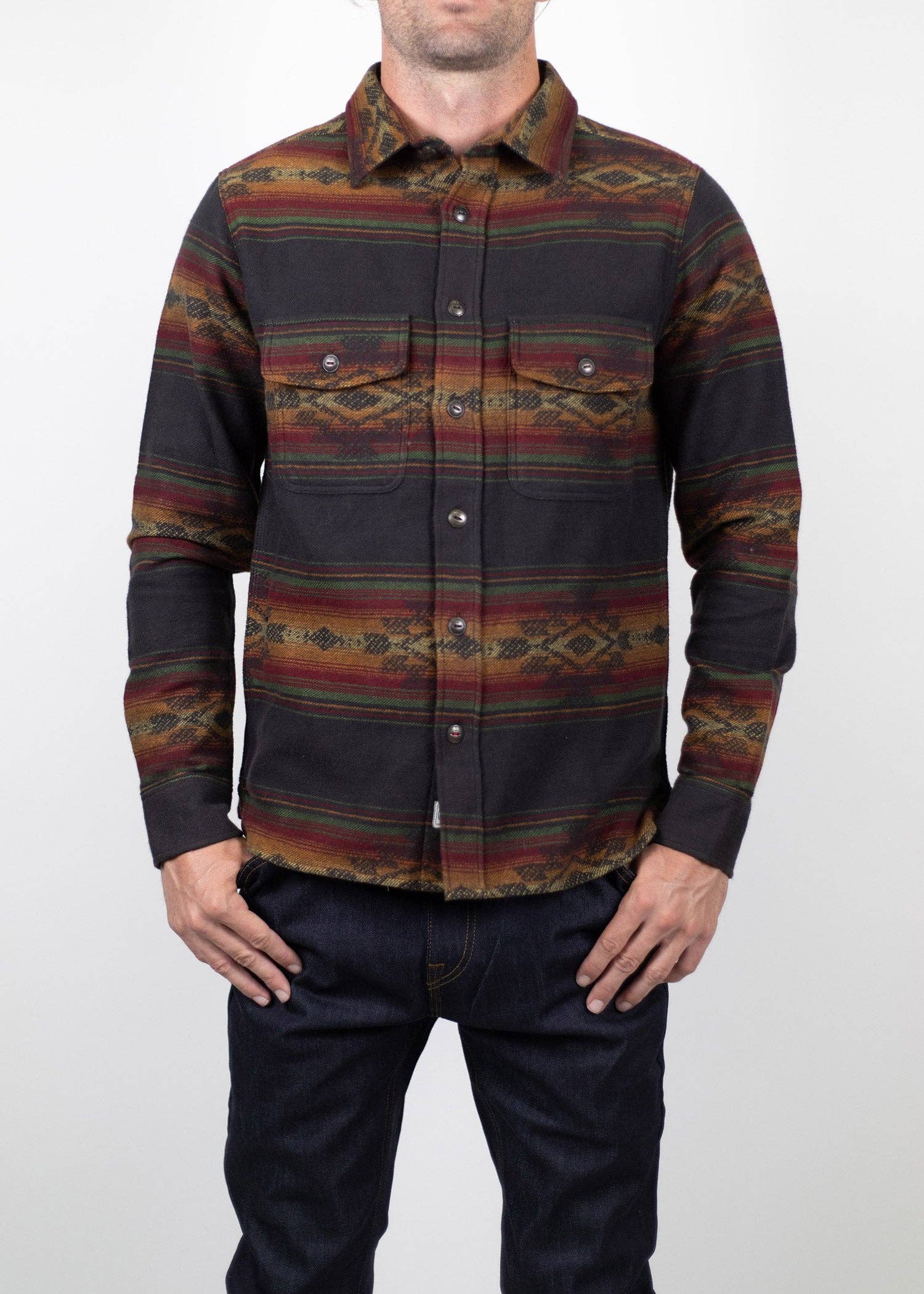 Klamath Flannel Shirt: Natural