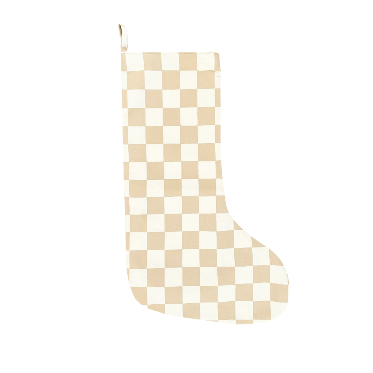 Stocking Checkered taupe: Checkered Taupe