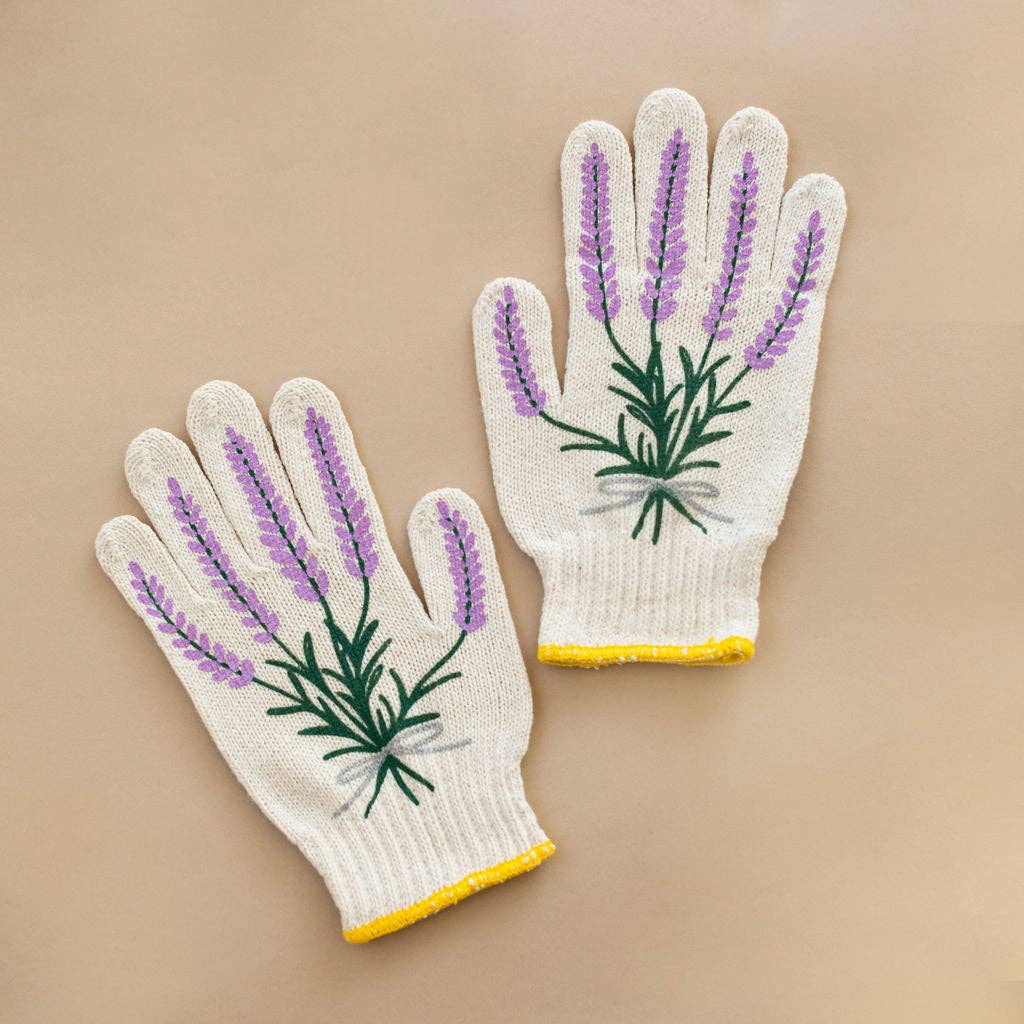 New Lavender Gardening Gloves: Bee Gloves