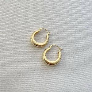 Wanderlust Hoops Earrings - Gold Filled