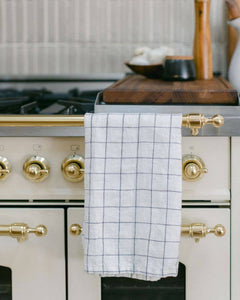 Stone Washed Linen Tea Towel | 18" x 26": Gold