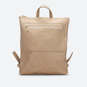Miramar Leather Backpack: Rust Brown