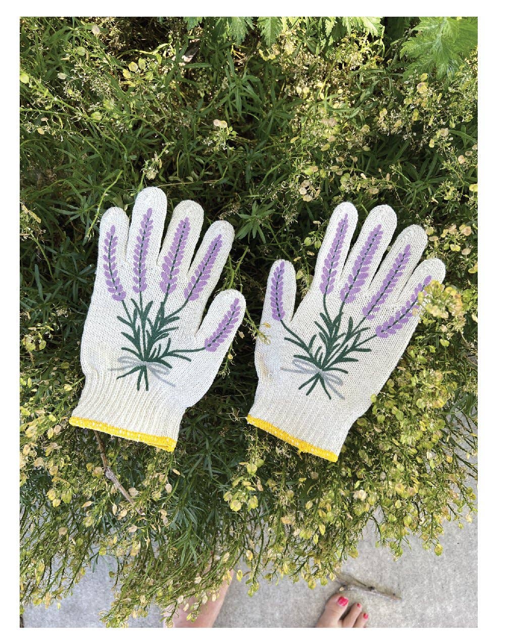 New Lavender Gardening Gloves: Bee Gloves