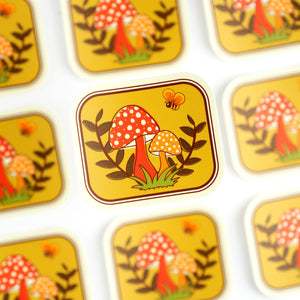 Woodland Mushrooms Sticker