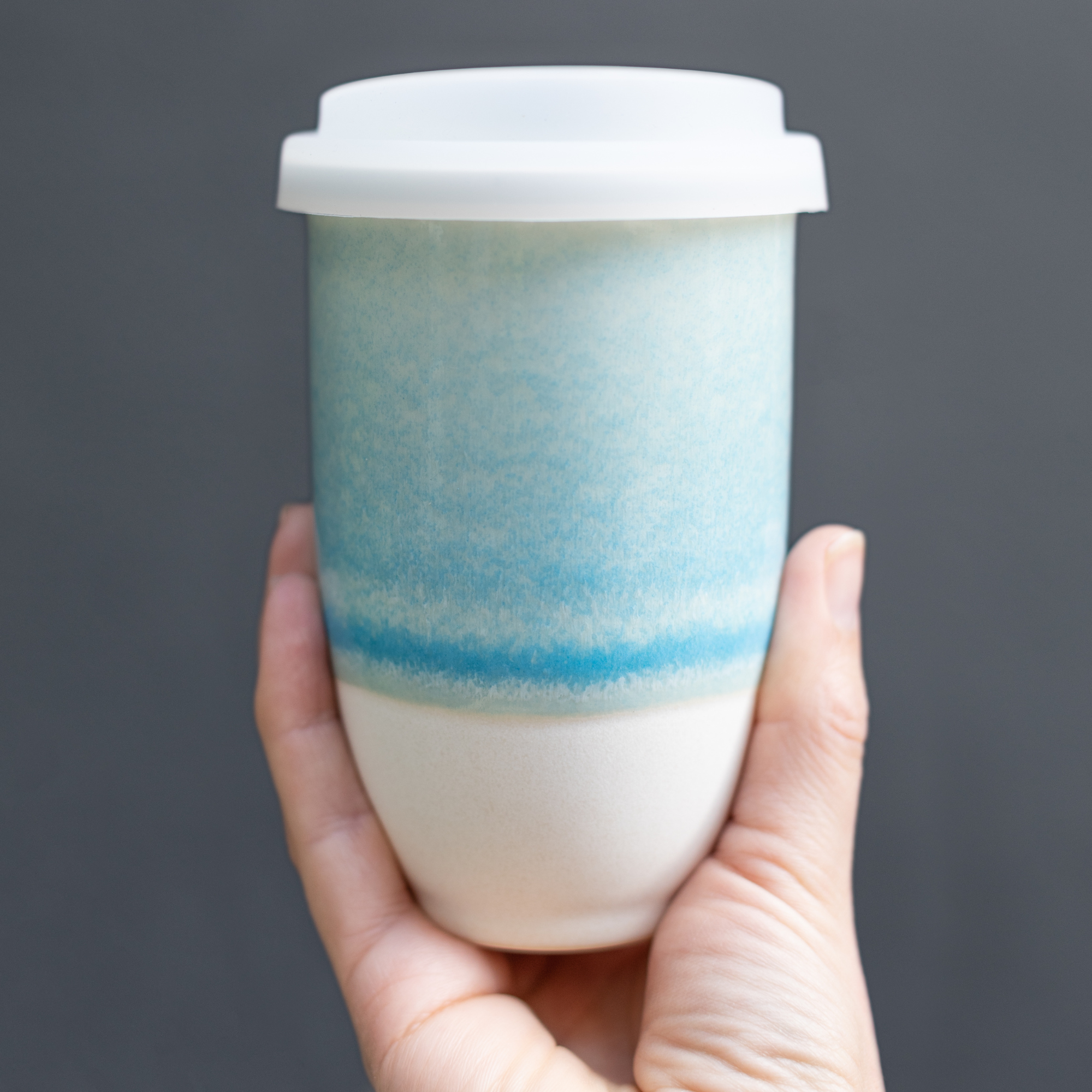 Lagoon Ceramic Reusable Cup