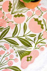 Flowers Tea Towel