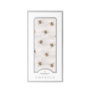 Honey Bee Bamboo Swaddle