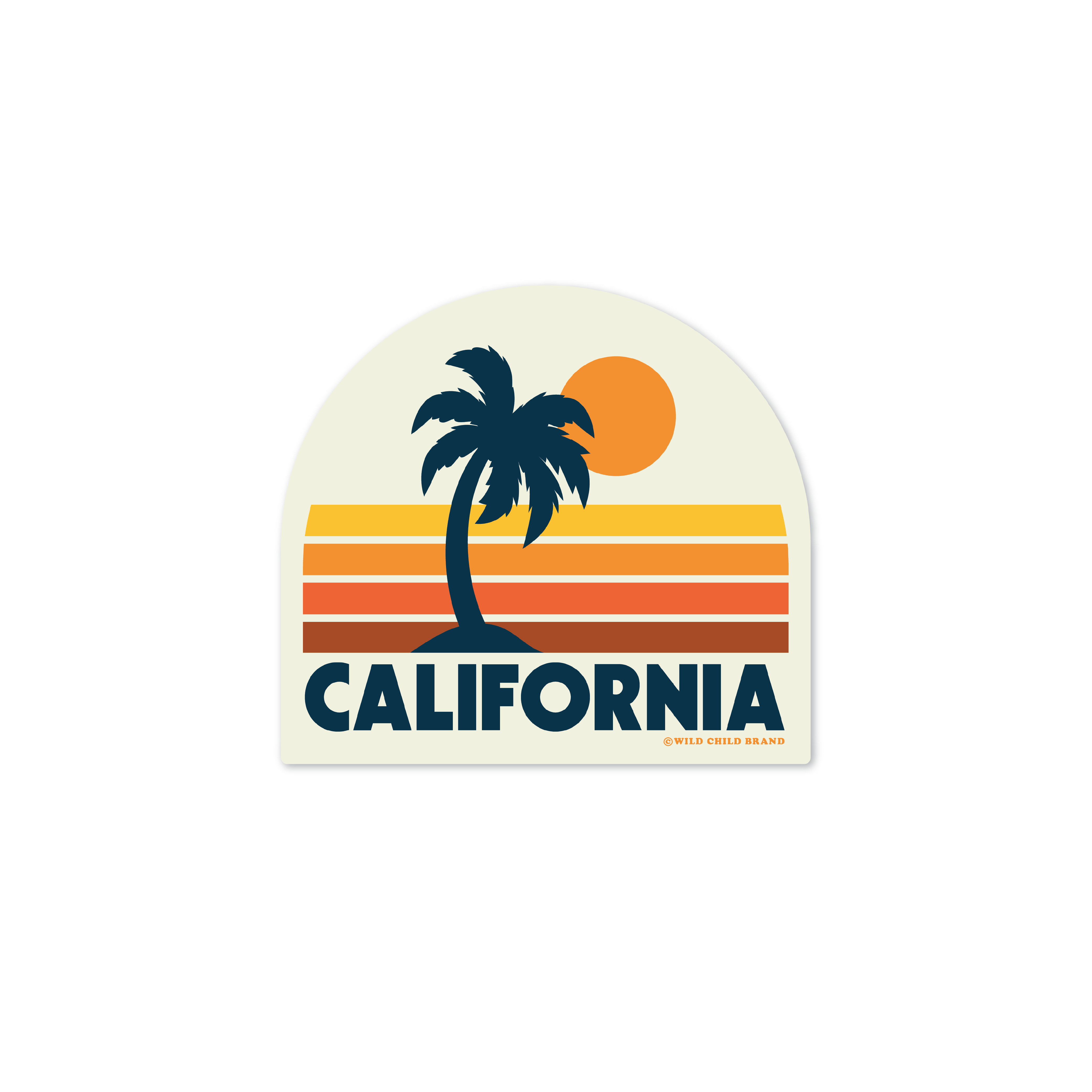 Racing Stripe California Sticker