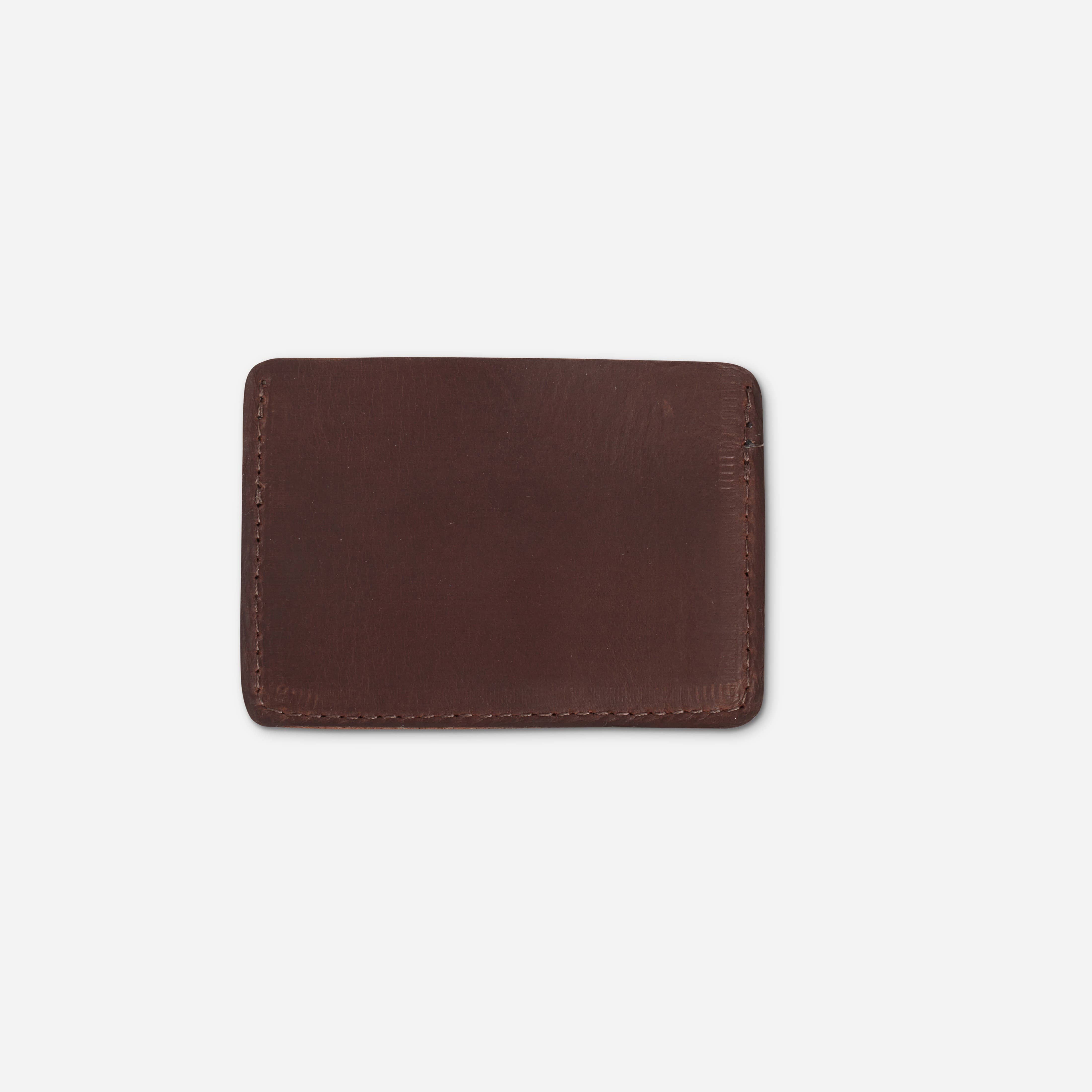 Clayton Card Wallet: Dark Brown