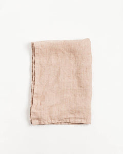 Stone Washed Linen Tea Towel | 18" x 26": Gold