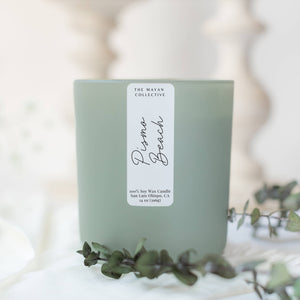 Pismo Beach Soy Wax Candle (Amaretto + Coconut)