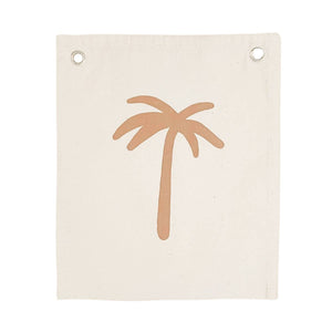 Palm Tree Canvas Mini Banner