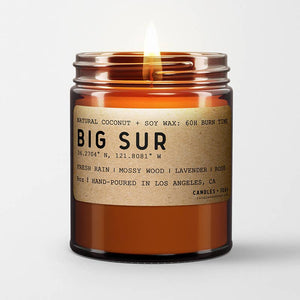 Big Sur California Candle: Natural Coconut Soy Wax Candle: 16oz