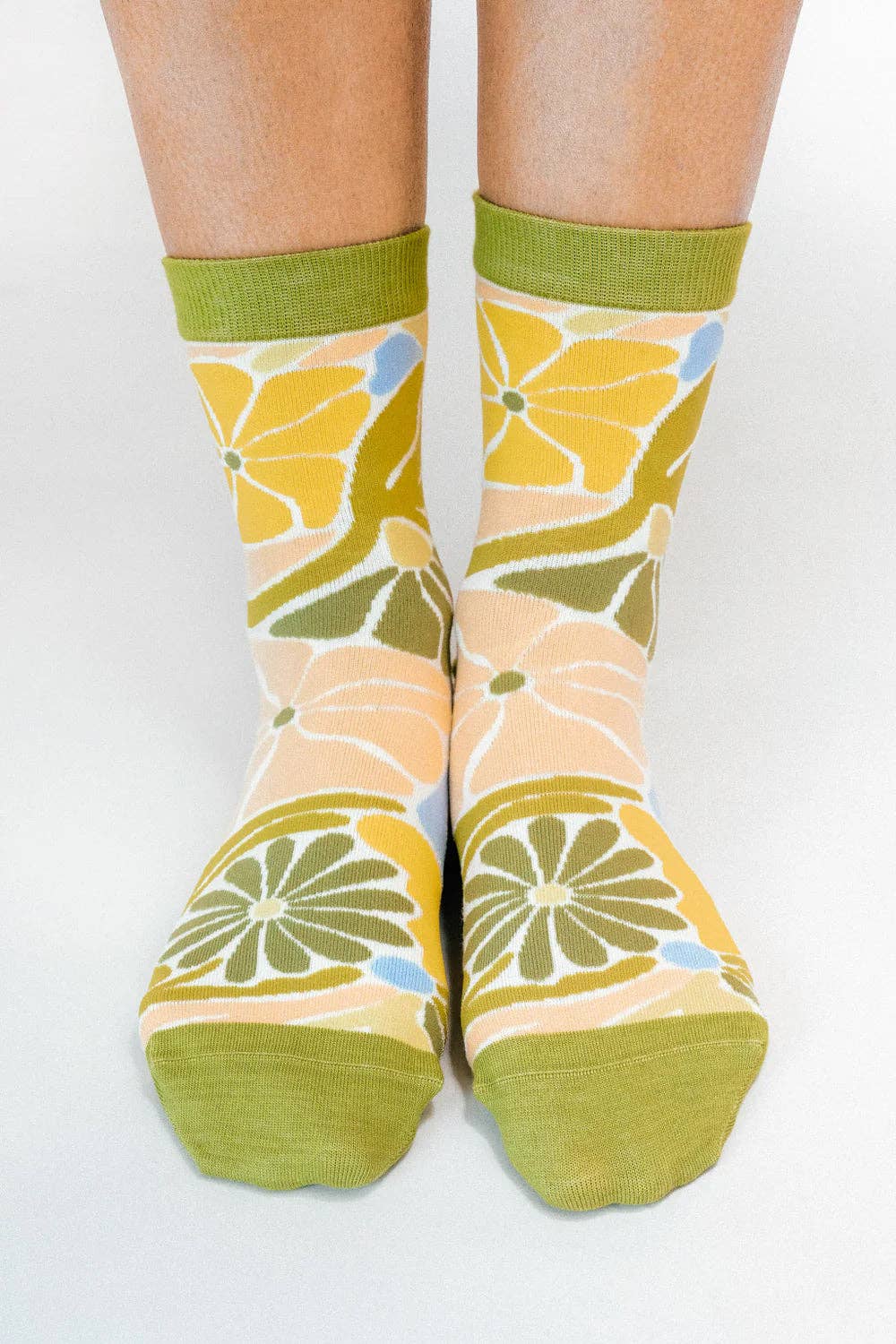 SoulShine Flower — Knit Ankle Sock