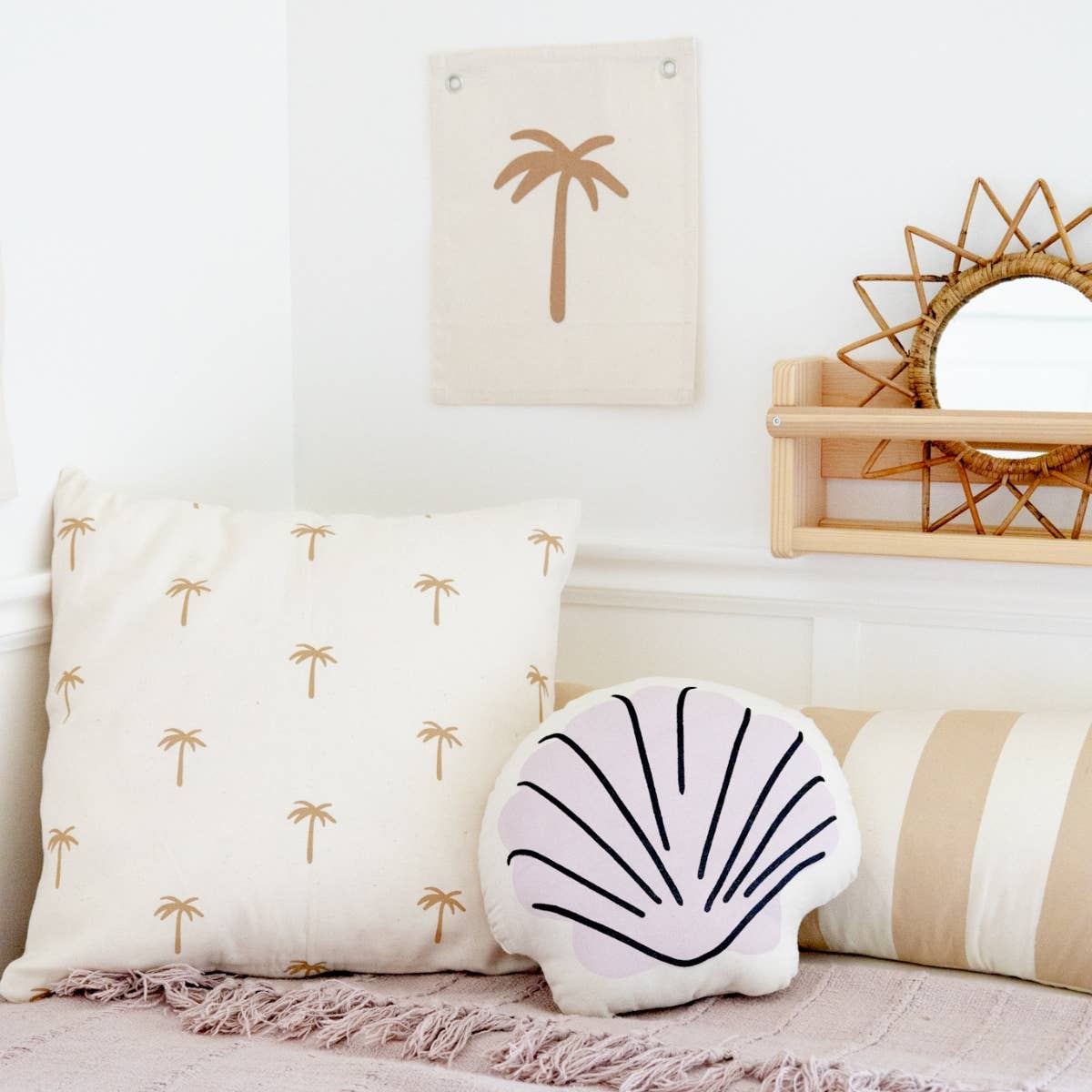 Palm Tree Canvas Mini Banner