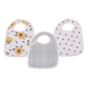 Sunflower Snap Bibs