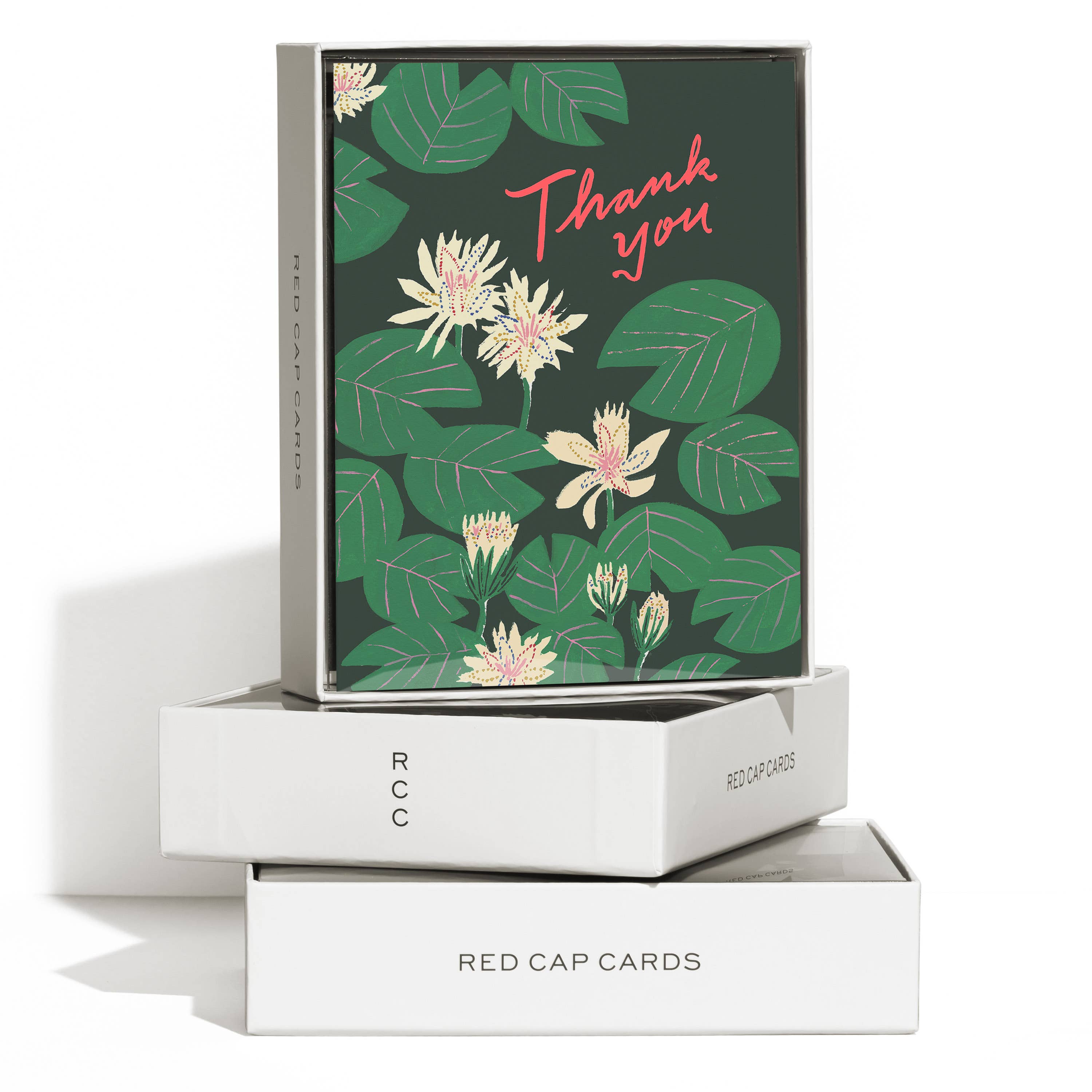 Water Lilies thank you greeting card