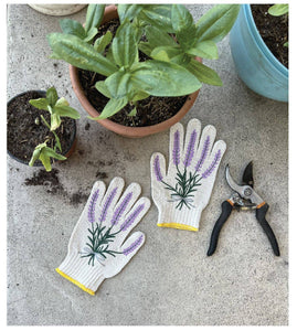 New Lavender Gardening Gloves: Bee Gloves