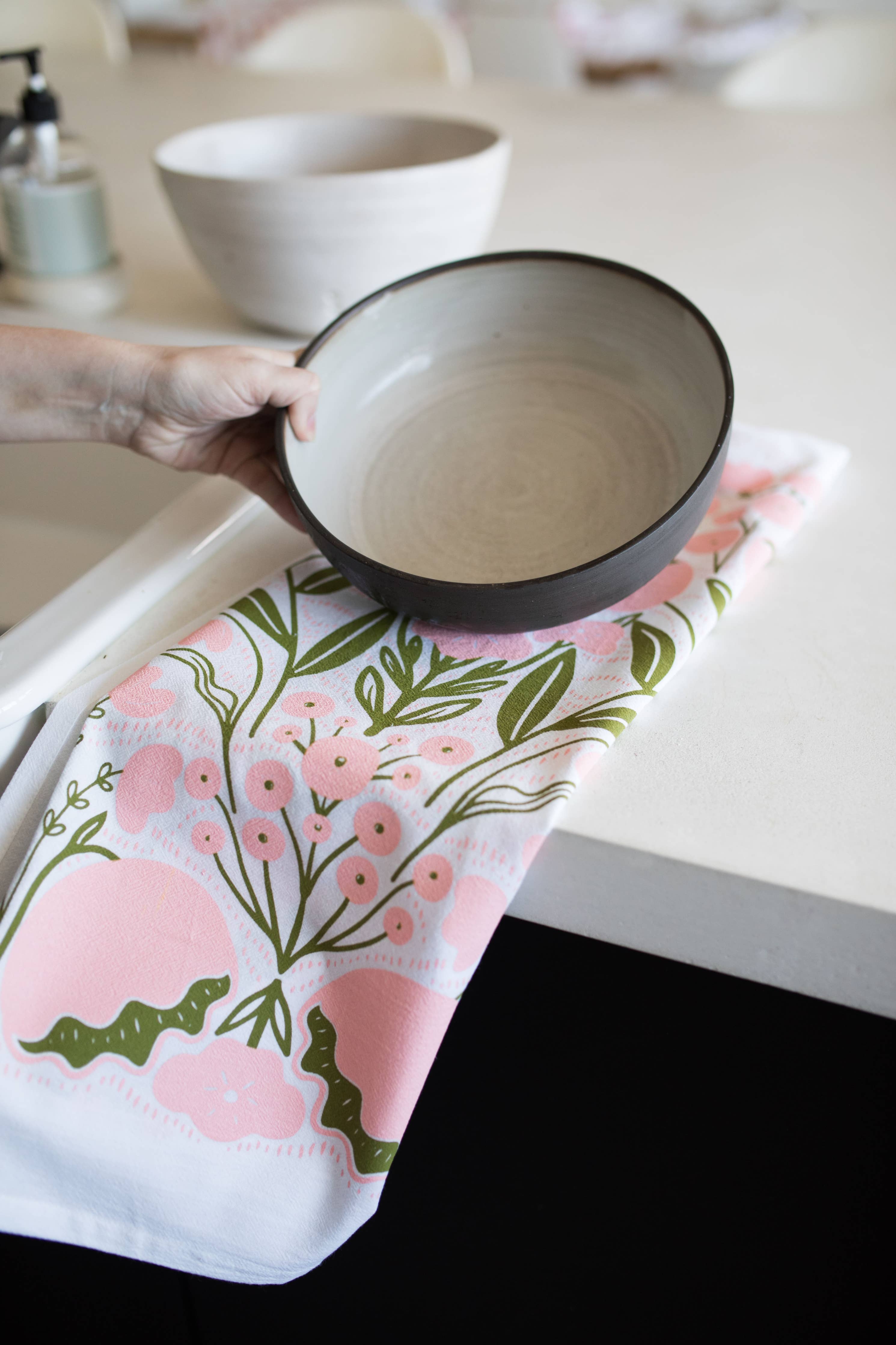 Flowers Tea Towel