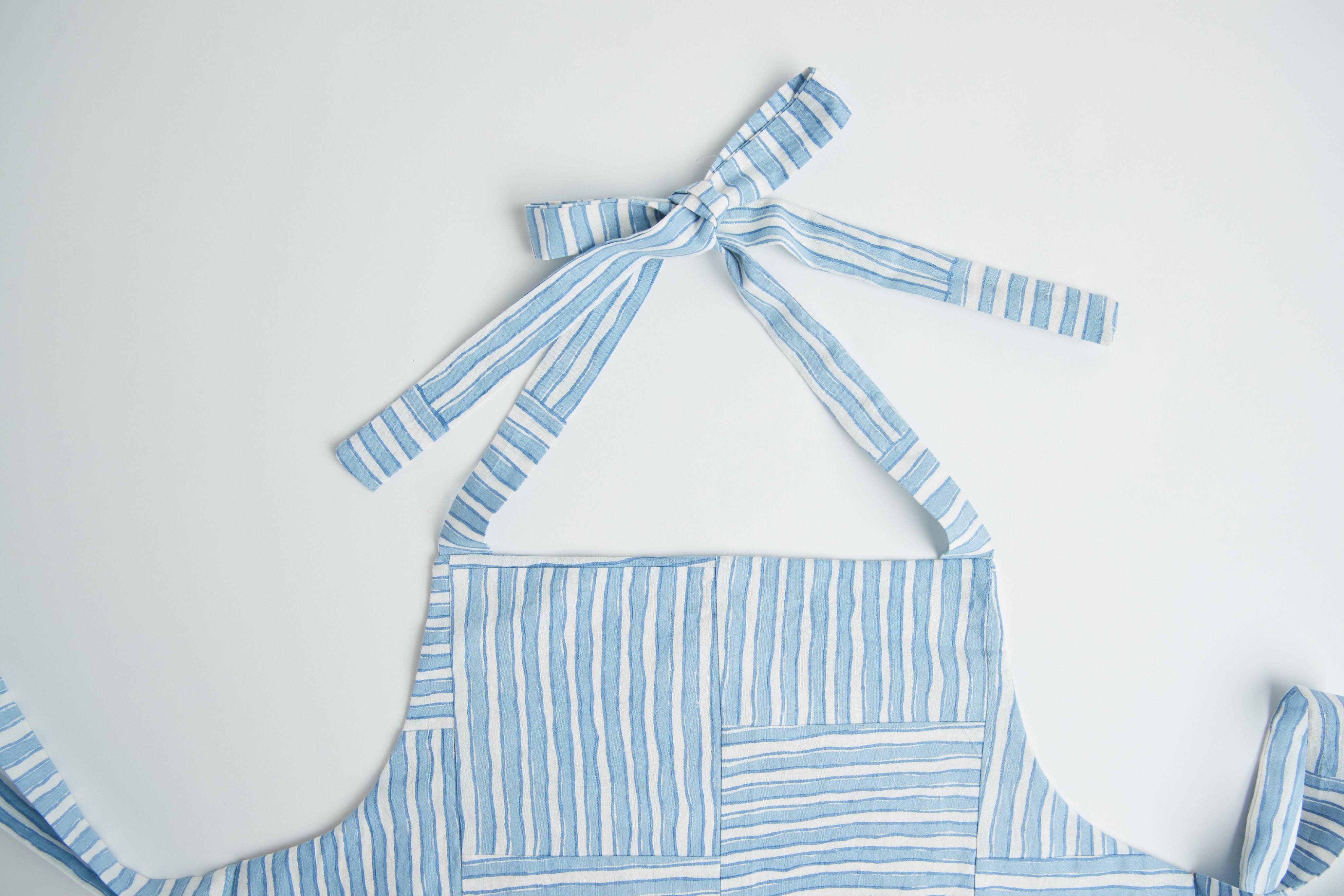 Kids Striped Patchwork Apron