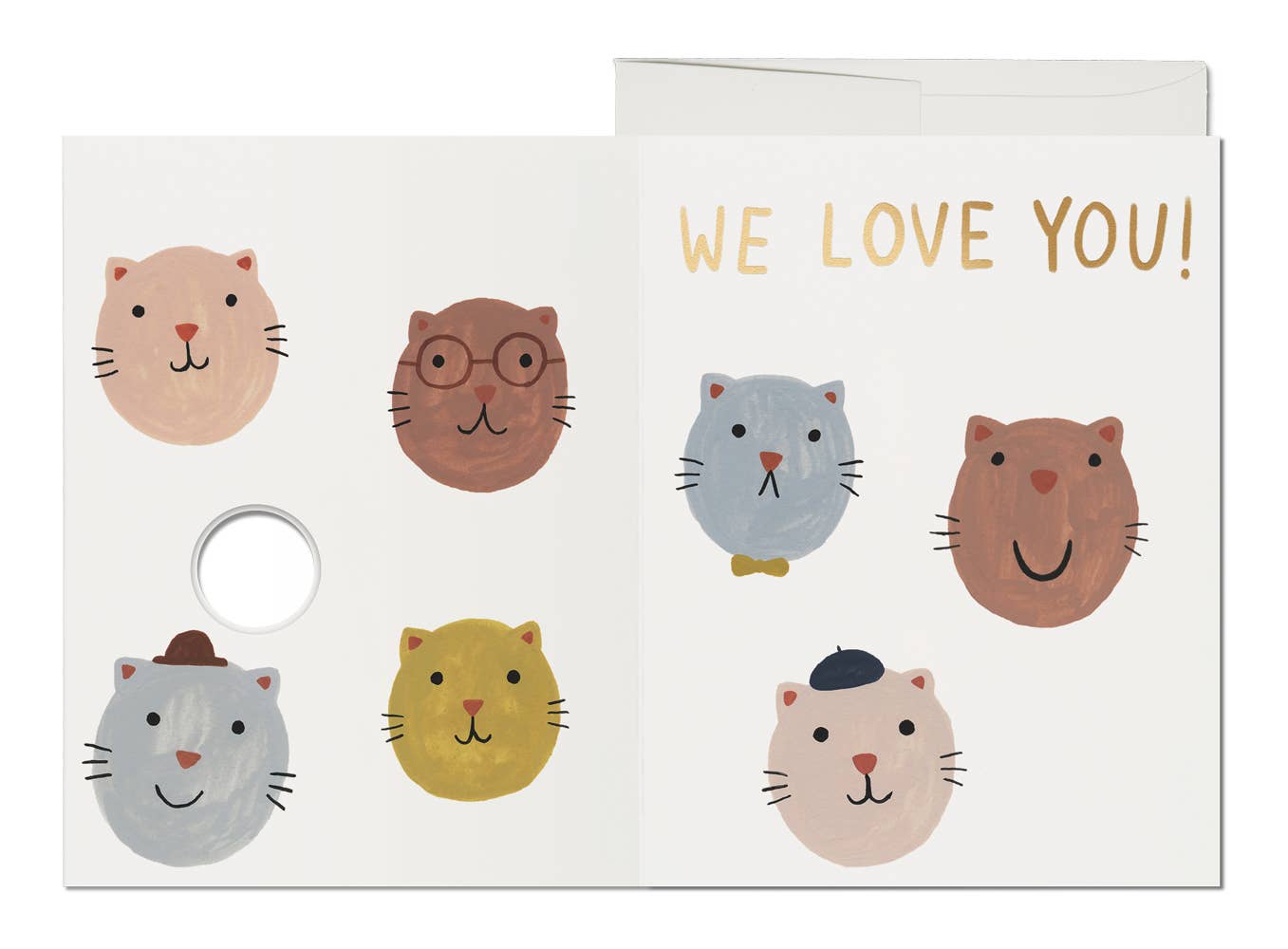 Lots of Cats birthday greeting card