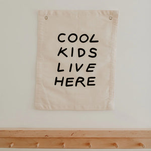 Cool Kids Banner: Natural Canvas