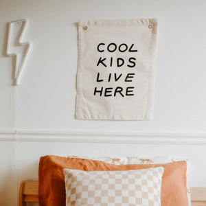 Cool Kids Banner: Natural Canvas