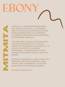 Ebony Mitmita Seasoning