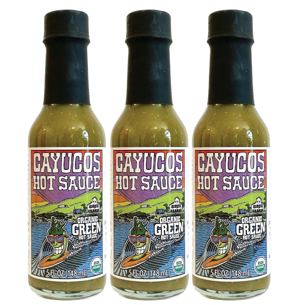 Cayucos Hot Sauce - Organic Green