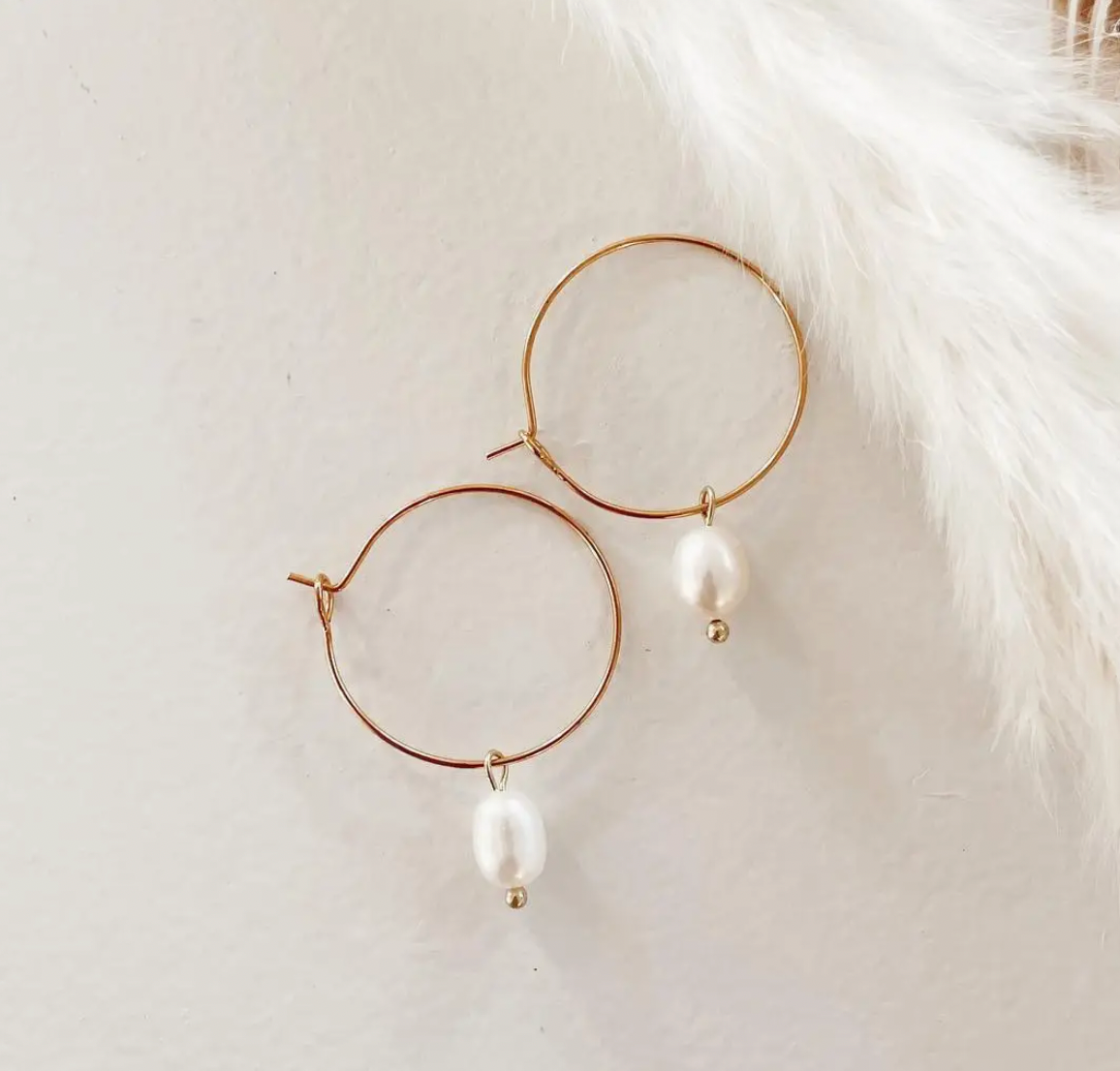 The Mabel Pearl Dangle Earrings