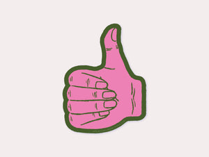 Thumbs Up Vinyl Sticker