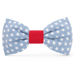 Liberty 4th of July Summer Dog Bow Tie: Standard