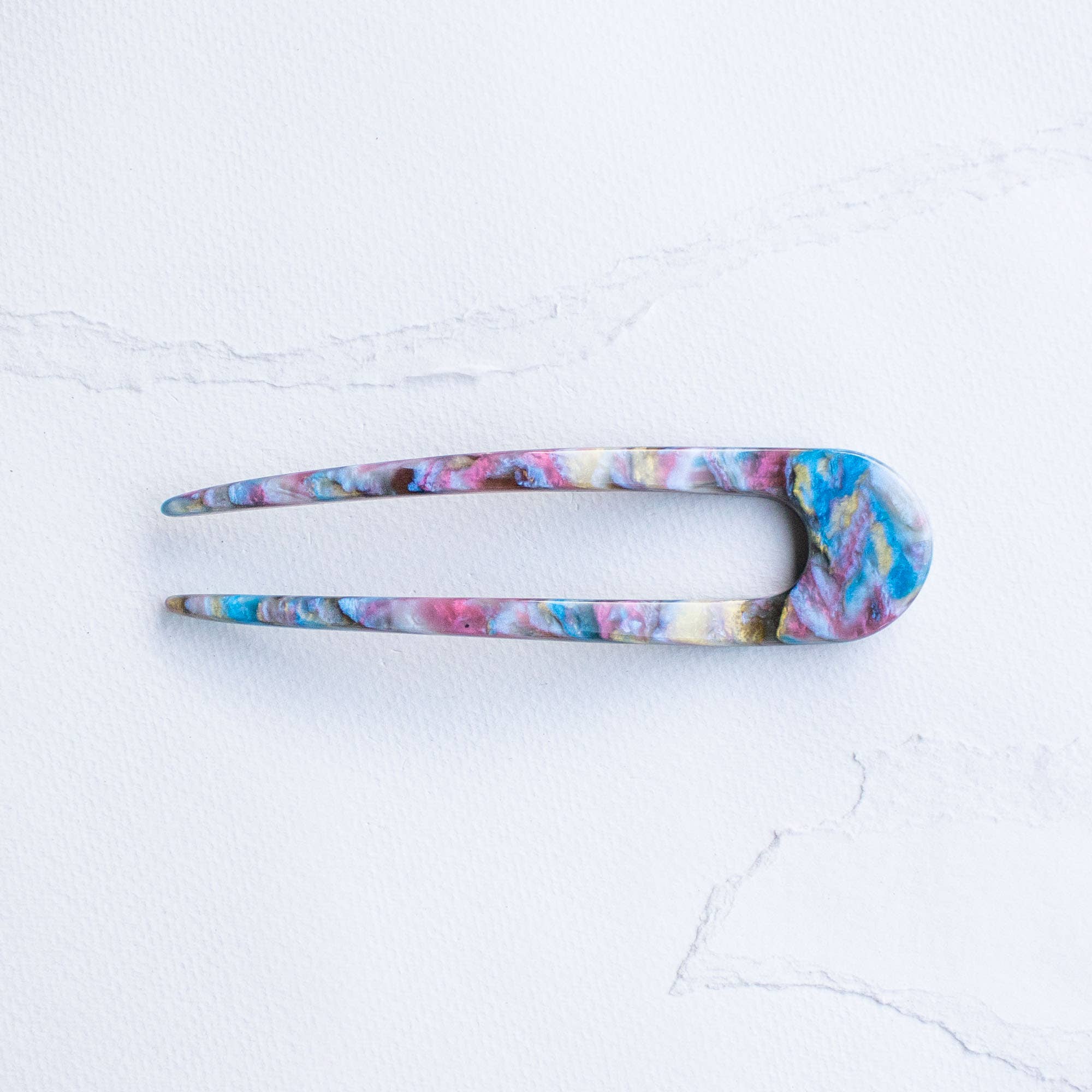 Eco The French Hair Pin: Ocean Blue