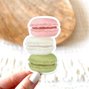 Macarons Sticker, 3x2in.