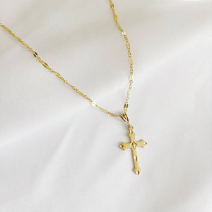 Cross Necklace Gold Filled
