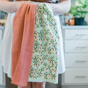 Strawberry Meadow Floral Kitchen Towel