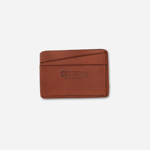 Clayton Card Wallet: Dark Brown