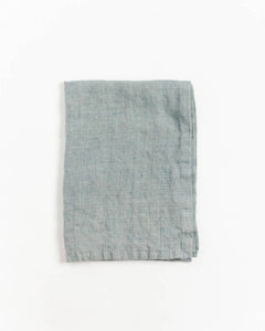 Stone Washed Linen Tea Towel | 18" x 26": Iron Ore