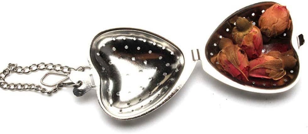 Heart-Shaped Stainless Steel Tea Infuser for Loose Leaf Teas