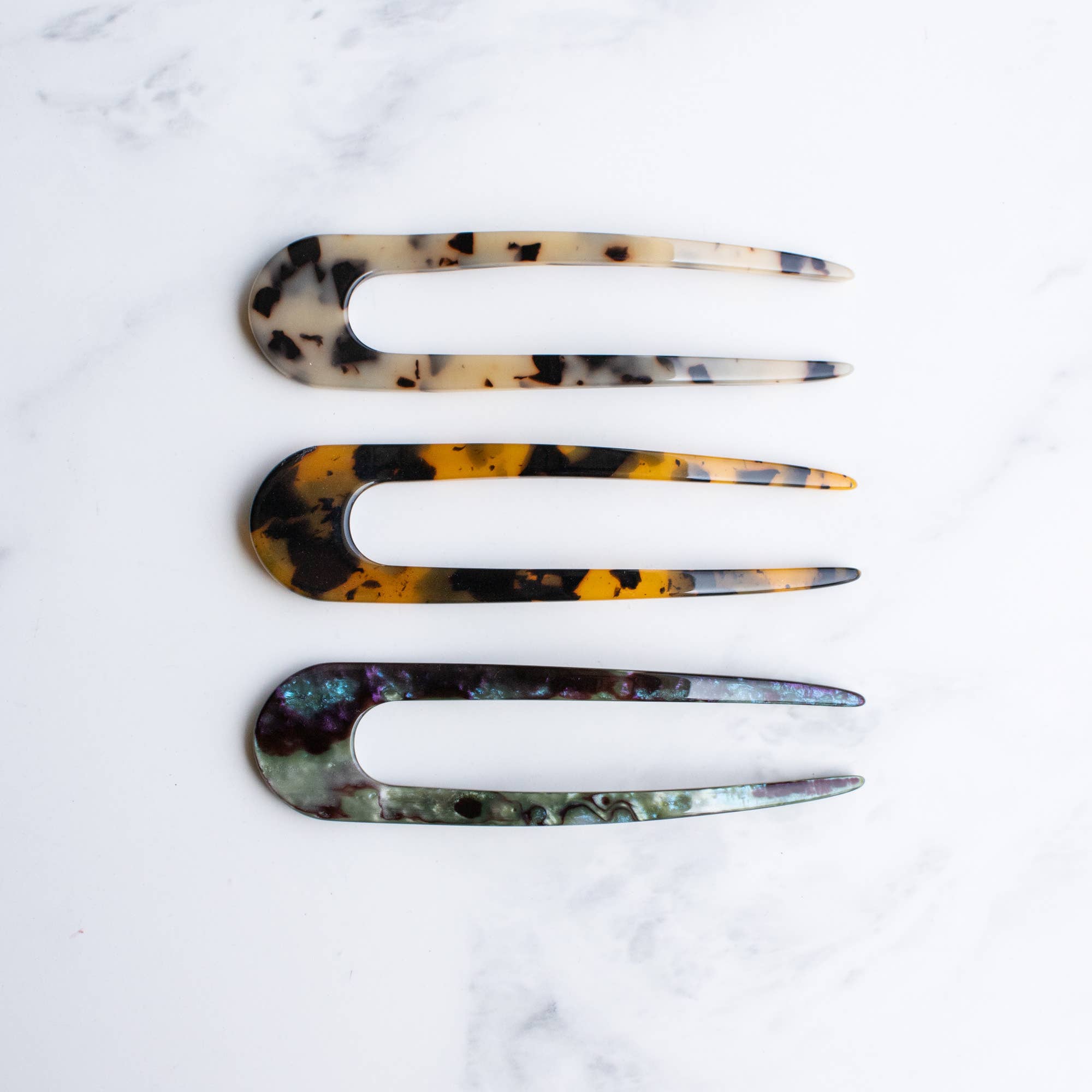 Eco The French Hair Pin: Ocean Blue