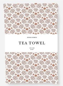 Tea Towel - Royal Palm in Terracotta