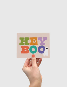 Hey Boo Card