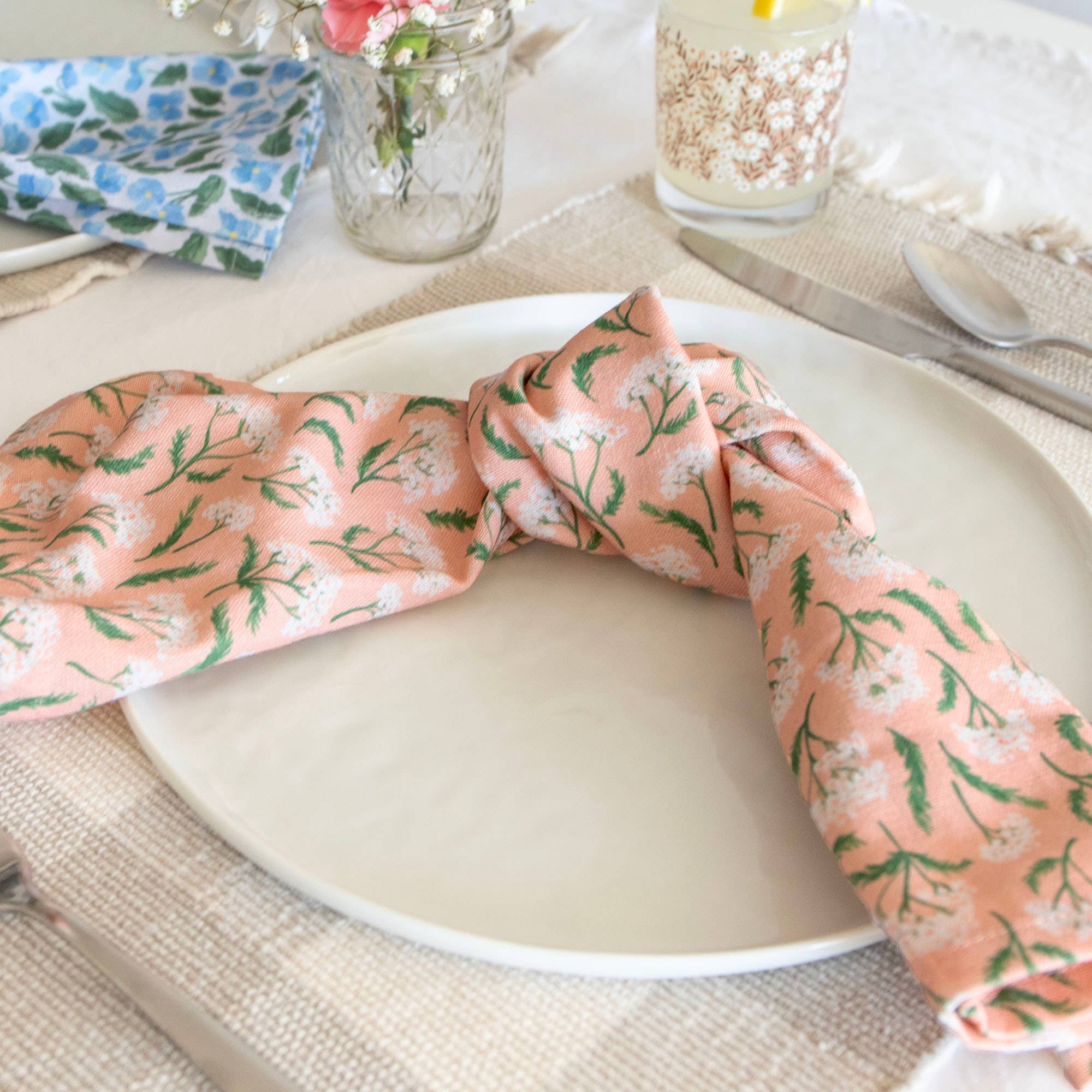 Yarrow Floral Kitchen Towel