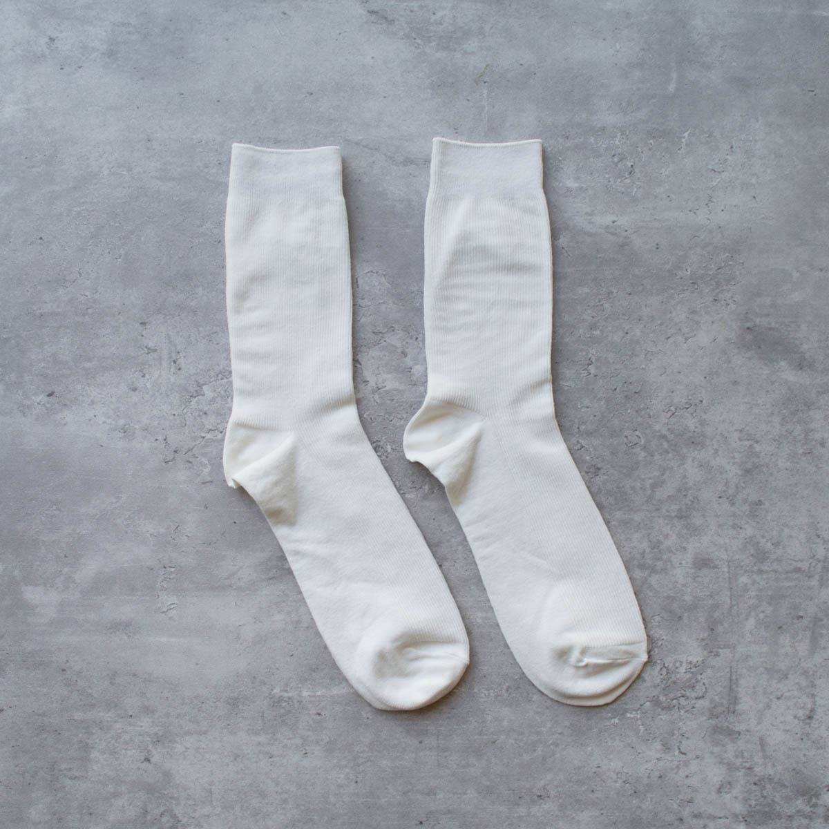 Men's Slim Cottage Crew Socks: Charcoal