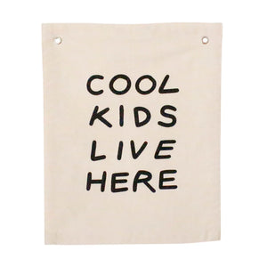 Cool Kids Banner: Natural Canvas