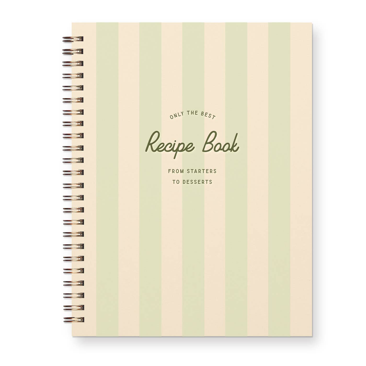 Only The Best Striped Recipe Book: Seaglass